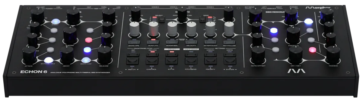 Morphor ECHON 6 analogue polyphonic synthesizer